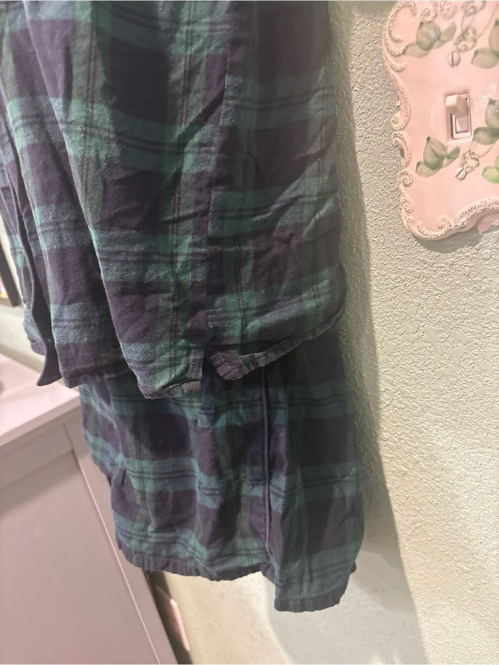 Madewell Tartan Plaid Pajama Sleepwear Set Sz XS